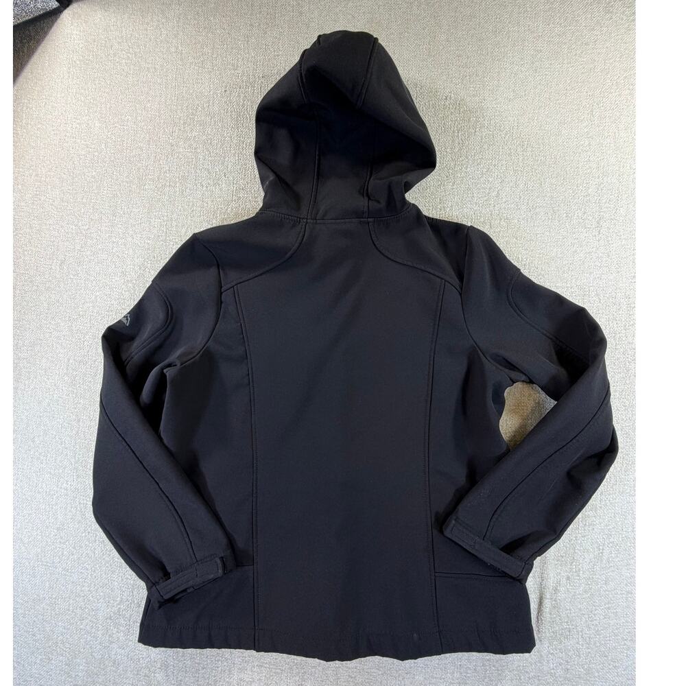 Snozu Women's XL Black Full Zip Hooded Long Sleeve Outdoor Jacket Coat Casual